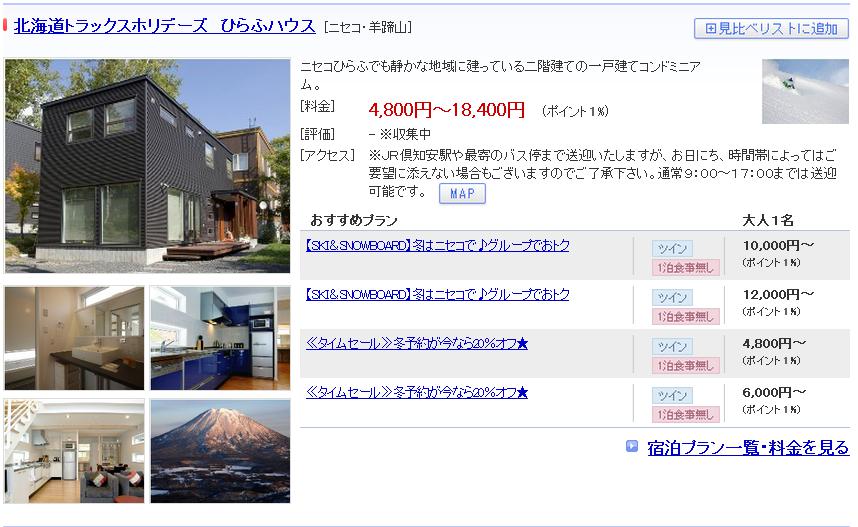 北海道トラックスホリデーズ　ひらふハウス